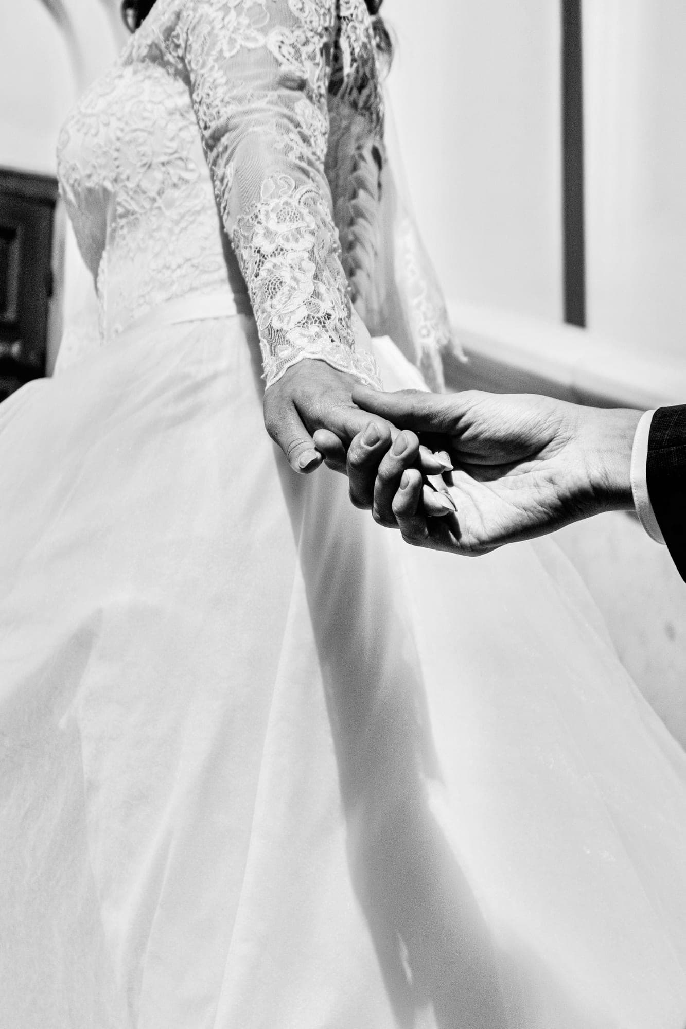 A quiet wedding-day detail